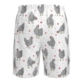 thumbnail image 6 of Naloa Funny Chicken Men's Beach Shorts, Surfing shorts, Swim trunks, Quick Dry Swim Trunks for Surfing Beach Fun - X-Large, 6 of 9
