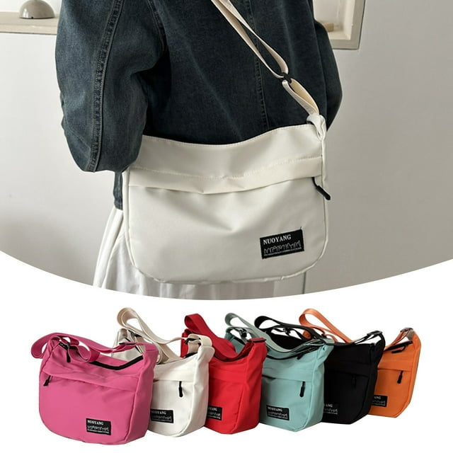Vaidha Lightweight Nylon Shoulder Bag, Single Shoulder Underarm Bag, Large Capacity Handbag For Ladies