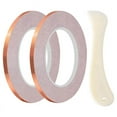 thumbnail image 1 of 5mm Backed Copper Foil Tape for Stained Glass (2Roll), 1 of 5