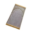 thumbnail image 1 of Prayer Rug Decoration Exquisite Polyester Nonslip for Kid Soft Polyester Eid Travel Meditation Grey, 1 of 9