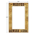 thumbnail image 2 of The Beistle Company 52158 Cadre Photo Western Wanted Fun (Lot de 12), 2 of 2