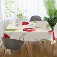 thumbnail image 3 of Yayeee Tablecloths 54" x 54" Rectangle Wrinkle Resistant Party Table Cover, Watercolor Cherry, 3 of 8