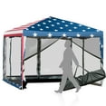 thumbnail image 4 of Gymax 10' x 10' Outdoor Pop-up Canopy Tent w/ Mesh Sidewalls Carrying Bag, 4 of 7