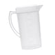 thumbnail image 2 of Jarra de agua con tapa de verano jarra transparente jarra fácil jarra de refrigerador limpio fría hervidor de agua caliente, para jugo de 1500 ml, 2 of 8