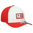 thumbnail image 3 of Men's New Era  White/Red Kansas City Chiefs Established Patch 9SEVENTY Adjustable Hat, 3 of 4