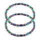 thumbnail image 2 of Tobilleras magnéticas Unisex mujeres hombres moda magnética piedra negra pérdida de peso tobillera Natural brasileño negro piedra cuidado de la salud tobillera Gao Jinjia LED, 2 of 2