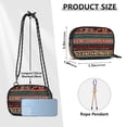 thumbnail image 4 of FORMRS Mini Crossbody Bag for Women Adjustable Shoulder Rope Travel Casual Phone Purse, Tribal Geometric, 4 of 7