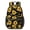 Sunflower and Butterfly, variant on Sunflower and Bee Black Pattern 17" School Backpacks for Teens,Waterproof Oxford Fabric,S-Shape Padded Straps for School,Travel,Hiking,Camping