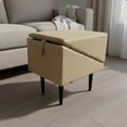 thumbnail image 2 of Lazsy Dog Stair Ramp Combination-in-1 Foldable Dog Ramp Portable Wooden Animal Step Stool for Small Dogs, Khaki, 2 of 10