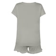 thumbnail image 4 of MAIHAN Women Vacation Outfits Summer Beach Vacation Clothes Short Sleeve Tops Shorts Set Shorts Set 2 Piece Outfit for Casual and Summer Wear, 4 of 7