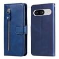thumbnail image 3 of Wallet Case for Google Pixel 8 with Zipper Pocket & Card Slots – Stand Function Blue, 3 of 6