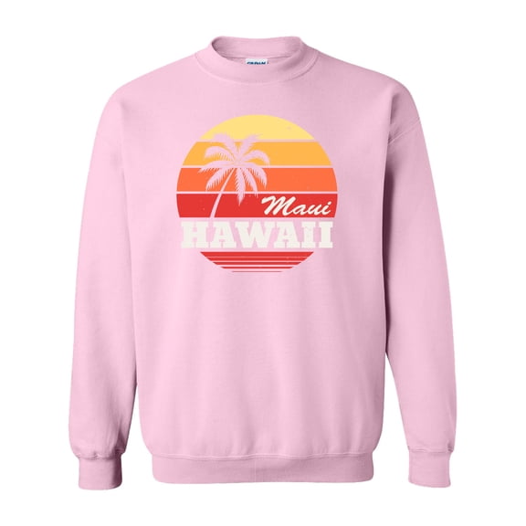 Inktastic Maui Hawaii Retro Sunset Adult Sweatshirt