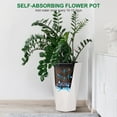thumbnail image 5 of CazToi 16-22.4Inch Self Watering Planters Set of 2 with Water Level Monitor Inner Bucket Trays for Indoor Outdoor Use, 5 of 8