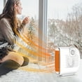 thumbnail image 2 of Creative Heater Desktop Vertical and Horizontal Dual-Use Hot Fan Household Small Heater, 2 of 9