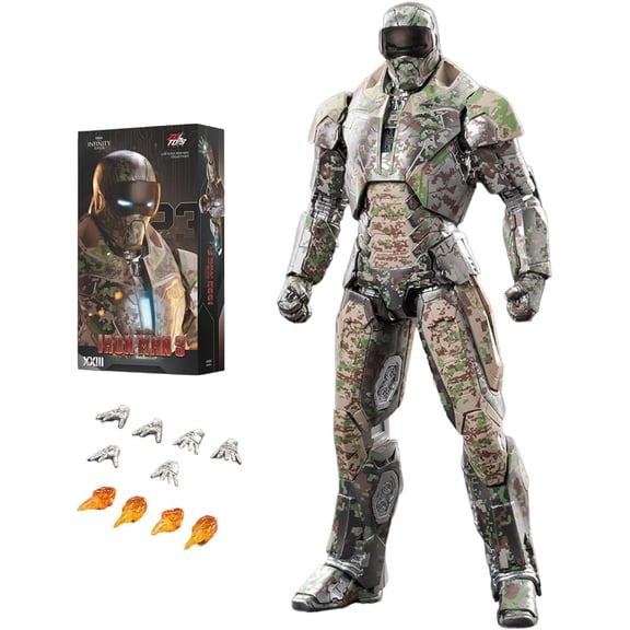 ZD Toys 1/10 Scale Iron Man MK23 Shades Armor Collector Action Figure