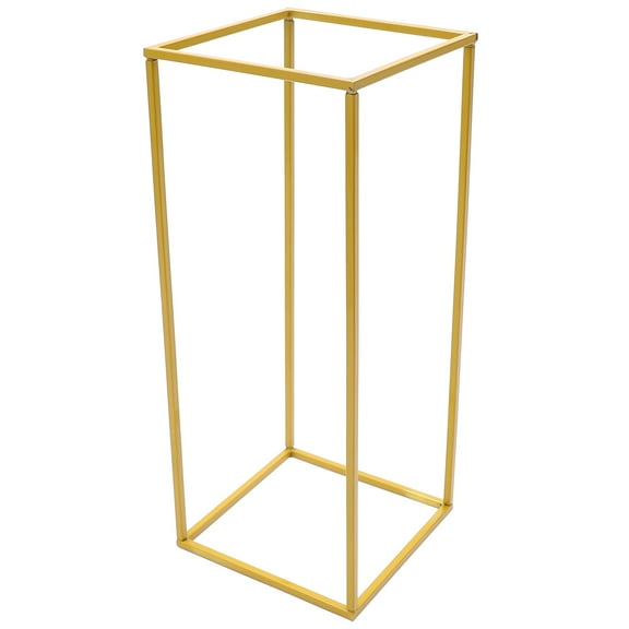 Griptix Gold Wedding Flower Stand, Durable Iron Construction, Elegant Design for Centerpieces, Reusable and Space-Saving, Ideal for Weddings and Events