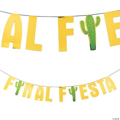 Final Fiesta Bachelorette Garland, Wedding, Party Decor, 1 Piece
