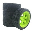 thumbnail image 4 of serony Hex 12mm On Road Tires RC Car Flat Run C Precise for Tamiya Assorted Color Green, 4 of 6