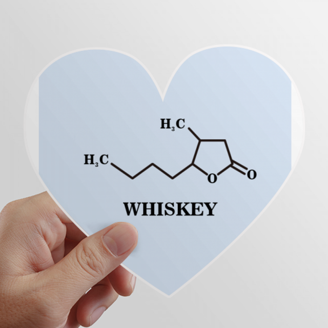 Checal Structure Alcoholic Diet Water Heart Vinyl Sticker Bicycle Bottle Decal