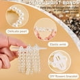 thumbnail image 3 of Brazalete tipo corsage, 64 piezas, bandas elásticas de perlas, 3 of 6