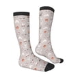 thumbnail image 3 of Picia Women Crew Soft Moisture-wicking Socks Various Rabbits Pattern Design Cotton Socks, One Size fit All, 3 of 9