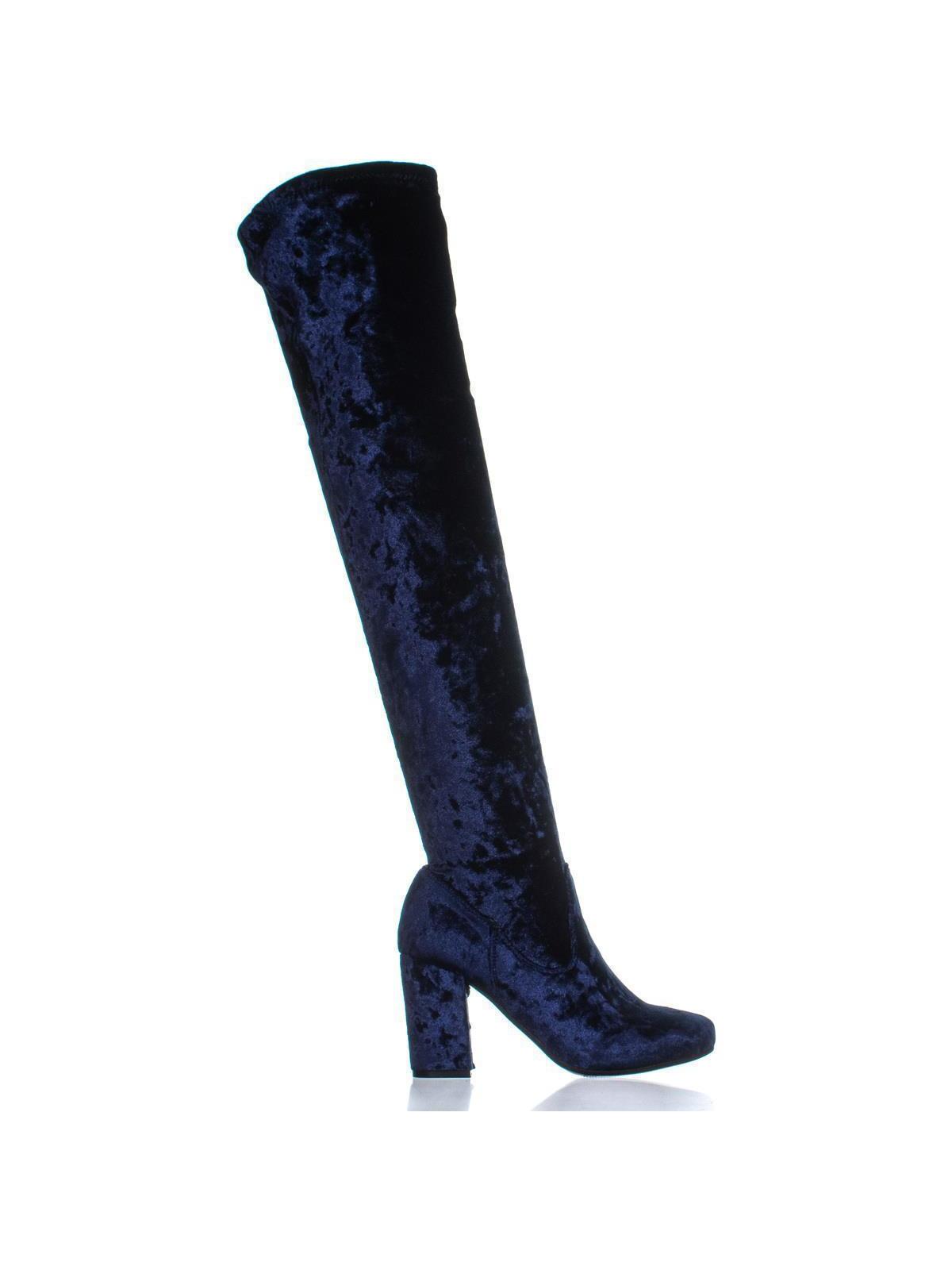 blue slouch boots
