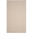 thumbnail image 2 of SAFAVIEH Montauk Lavern Geometric Cotton Area Rug, Ivory/Grey, 6' x 6' Square, 2 of 6