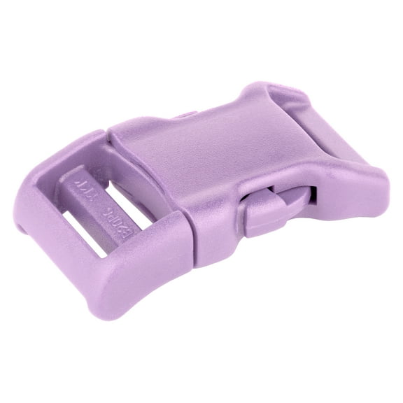 25 - 3/4 inch Lavender YKK Contoured Side Release Plastic Buckle