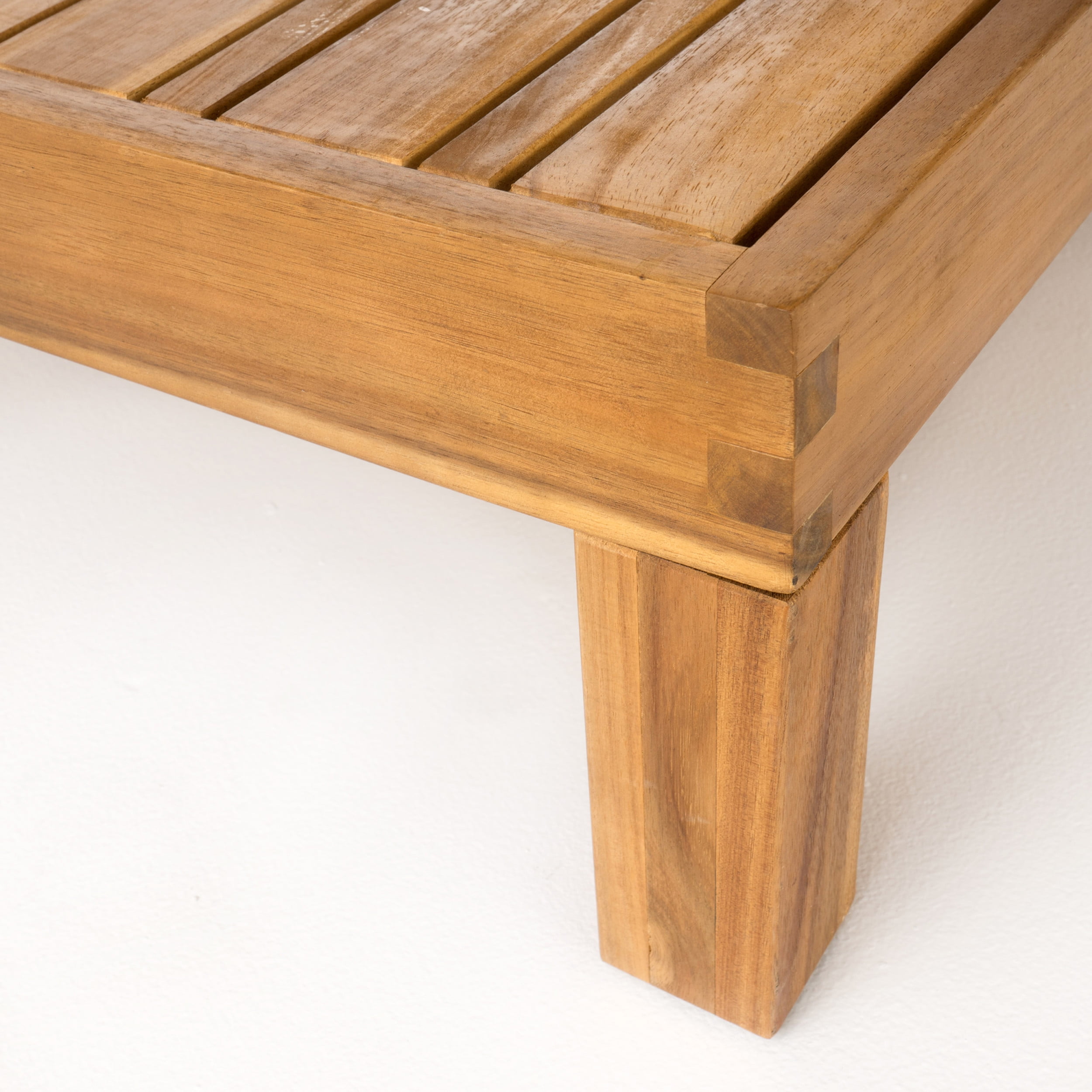 Kaena Acacia Wood Outdoor Coffee Table, Teak