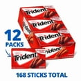 thumbnail image 2 of Trident Cinnamon Sugar-Free Chewing Gum, 12 Packs, 14 Sticks Each (168 Total), 2 of 5