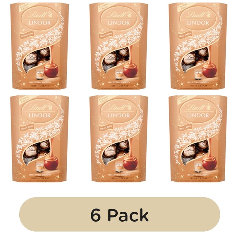 Lindt LINDOR Irish Cream Chocolate Truffles Box 200g, British