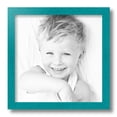 thumbnail image 2 of ArtToFrames 12" x 12" Aqua Picture Frame, 12x12 inch Green Wood Poster Frame (WOM-4428), 1 Pack, 2 of 8