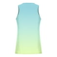 thumbnail image 3 of VBTAPA Mens Big and Tall Tank Tops Sleeveless Crewneck Shirts Summer Fashion Graphic Workout Beach Vest T-Shirts Mint Green M, 3 of 5