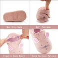 thumbnail image 5 of Infant Baby Boys Girls Cotton Slipper Sneaker Toddler Cartoon Animal Rubber Non-Slip Sole First Walker Crib House Shoes, 5 of 6