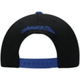 thumbnail image 4 of Men's Mitchell & Ness Black/Royal Philadelphia 76ers Side Core 2.0 Snapback Hat, 4 of 5