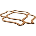 thumbnail image 6 of 63"W x 94 1/2"H x 3/8"T King Size Villarreal Decorative Fretwork Wood Ceiling Panels, Cherry, 6 of 10