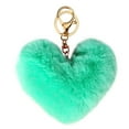 thumbnail image 1 of Coofit Key Chain Fashion Heart Shape Pom Pom Handbag Pendant Purse Charm Phone Charm, 1 of 6