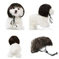 thumbnail image 5 of Pet Wigs For Dogs Fashionable Bob Wig With Straight High Temperature Synthetic Hair Accessory Indoor Outdoor Use Wigs for Dogs Dog Christmas Large for Dogs Large Dog Halloween Pet for Dogs Halloween, 5 of 6