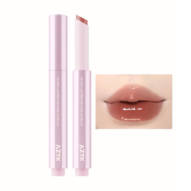 EZLIFE Bálsamo labial Agua Luz Espejo Laca de labios Brillo de labios Bálsamo labial Vidrio N4Q2