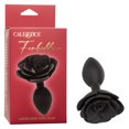 thumbnail image 1 of CalExotics Forbidden Rose Crystal Silicone Anal Plug, Large, 1 of 5
