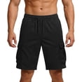 thumbnail image 4 of Jsaierl Cargo Shorts for Men Big and Tall Multi Pockets Shorts Outdoor Combat Shorts Loose Workwear Cargo Shorts with Drawstring, 4 of 8