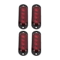 thumbnail image 1 of Truck Side Marker Lights High Brightness 3000K LED Emergency Flash Durable ABS PC Material Easy Installation 4Pcs for Cars Trucks Trailers, 1 of 7