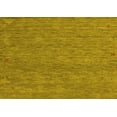 thumbnail image 1 of Ahgly Company Machine Washable Indoor Rectangle Abstract Yellow Contemporary Area Rugs, 2' x 5', 1 of 4