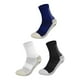 thumbnail image 4 of Medicina Que Corría Calcetines, 3 Pares que absorben calcetinas de fútbol negro blancos para deportes, 4 of 8