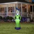 thumbnail image 2 of Gemmy Halloween Inflatable Day of the Dead Woman, 2 of 6
