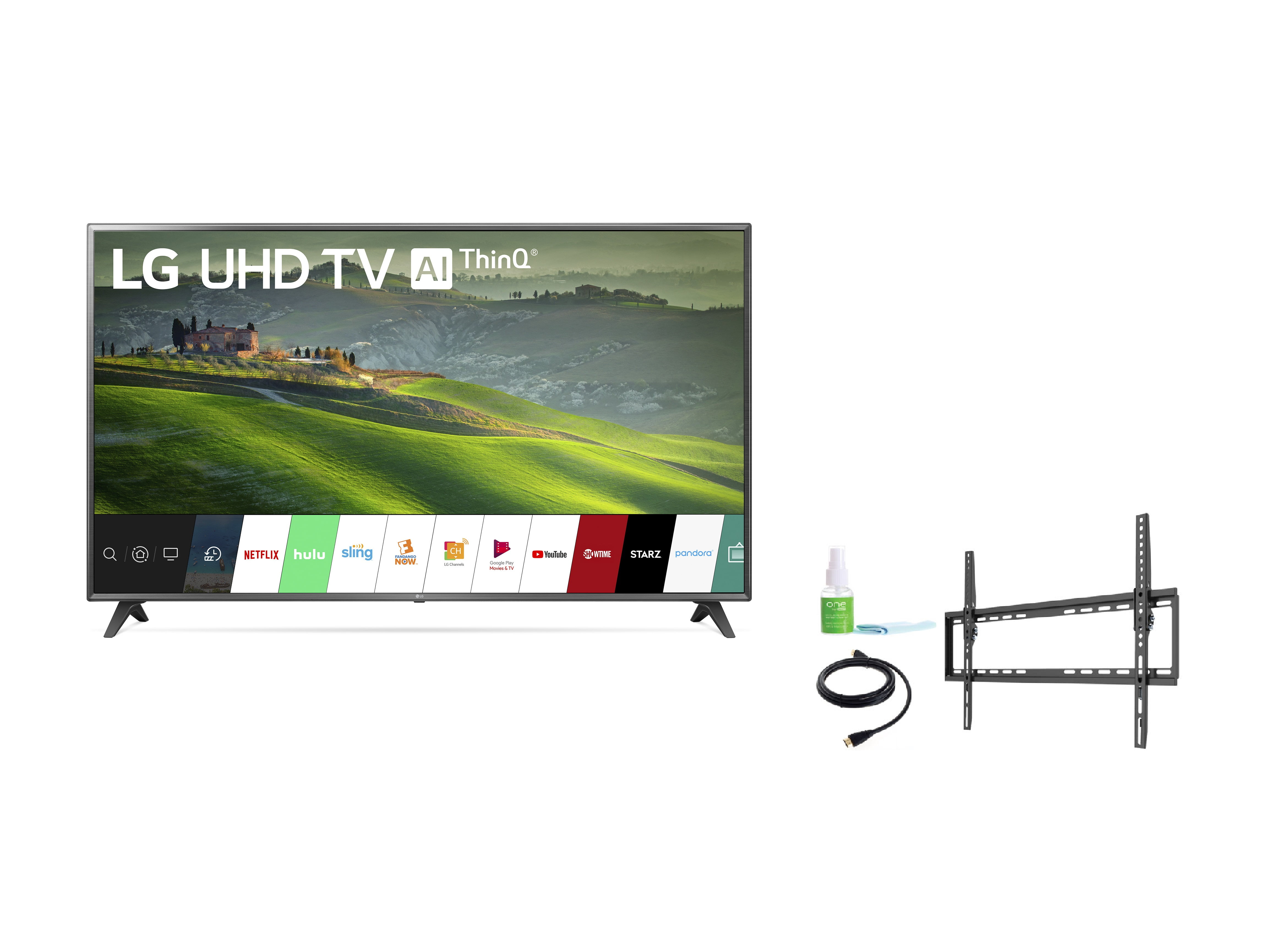 LG 75 inch Class 4K HDR TV and LMTK Wall Mount Bundle ...