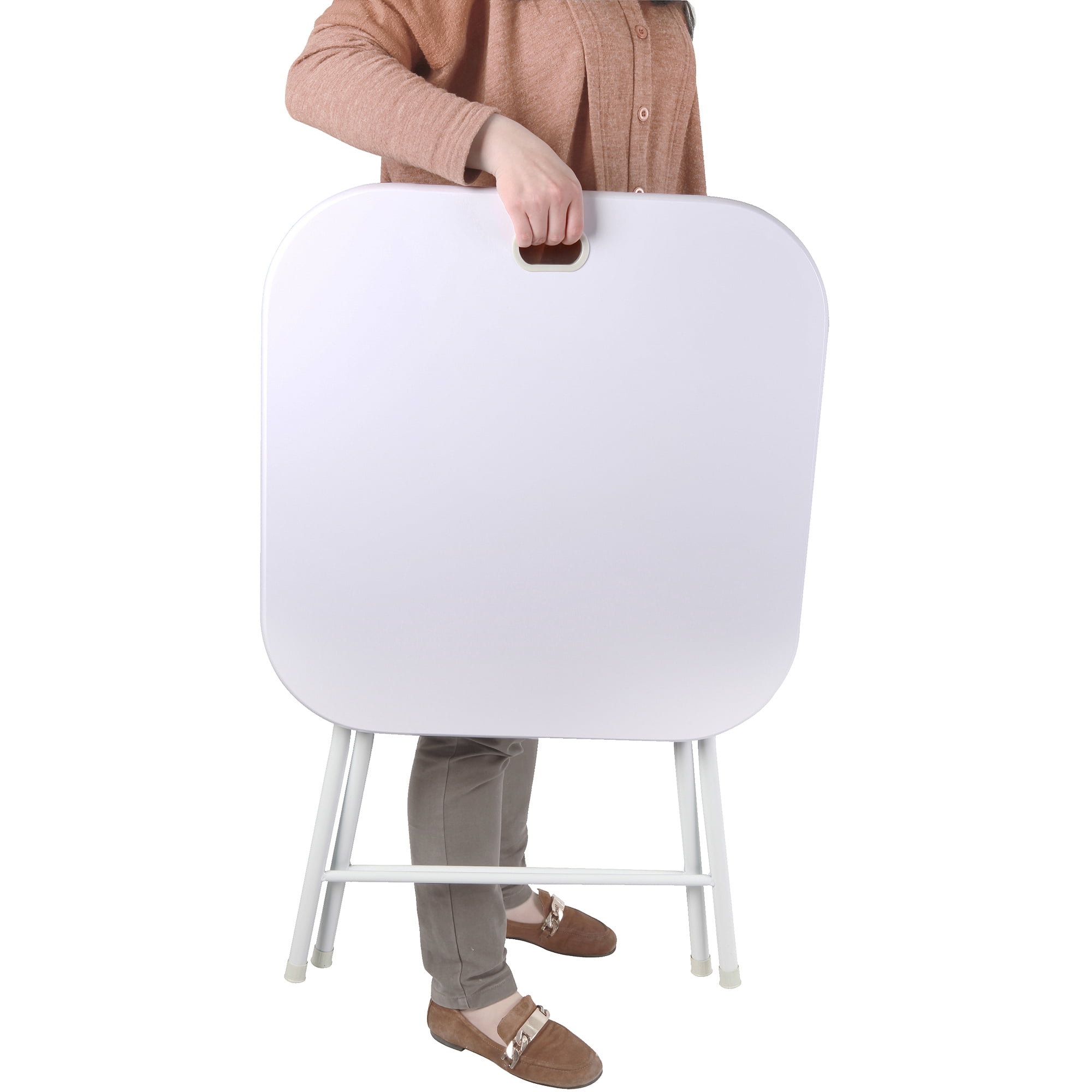 Atlantic Folding Portable Table With Handle Multiple Colors Atlantic Folding Portable Table With Handle Multiple Colors Com