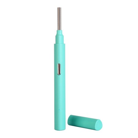 ABS Smart Wireless Ear Endoscope Spoon Pick Visual Ear Scoop HD Ear Wax Remover Camera Ear Canal Cleaning Ear Picking Stick GREEN