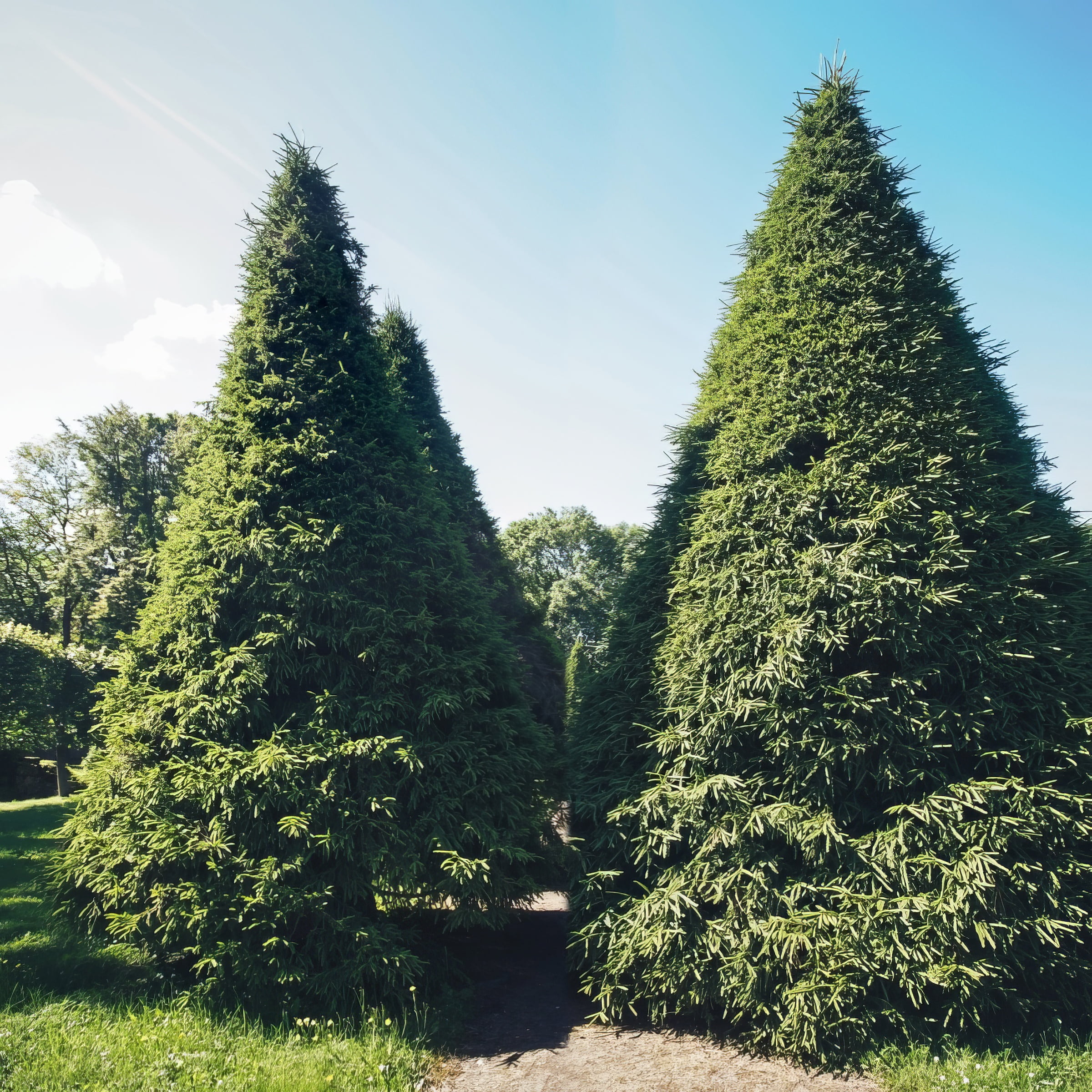 National Plant Network Live Shrub 1 gal Arborvitae 'Green Giant' with Full Sunlight
