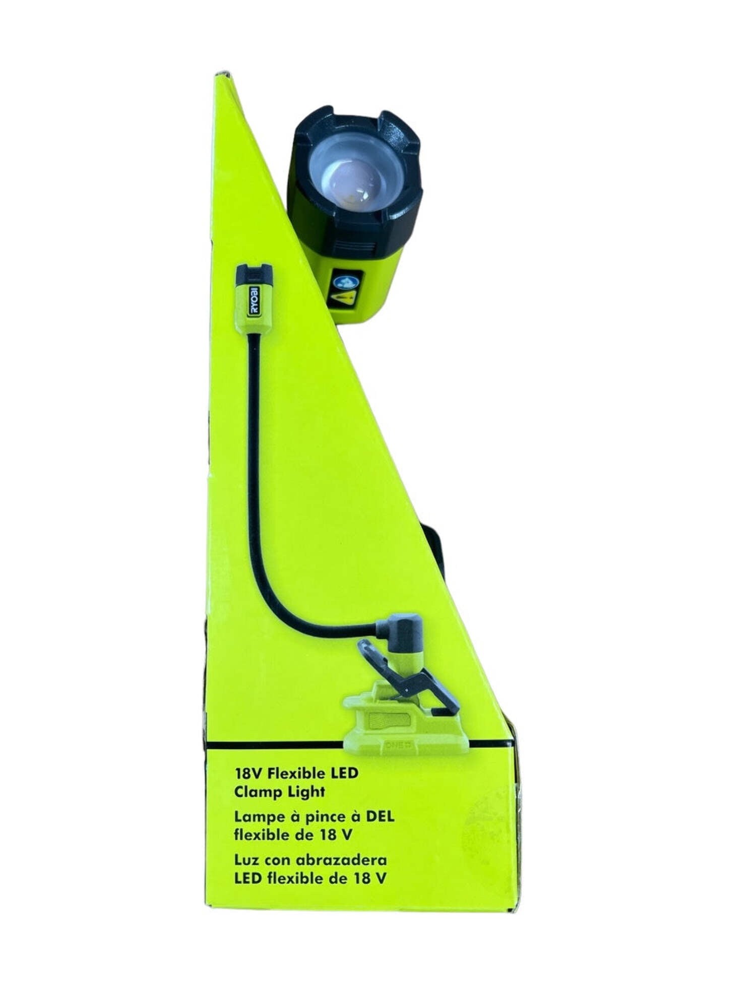 RYOBI 18V ONE+ Cordless Flexible LED Clamp Light PCL665
